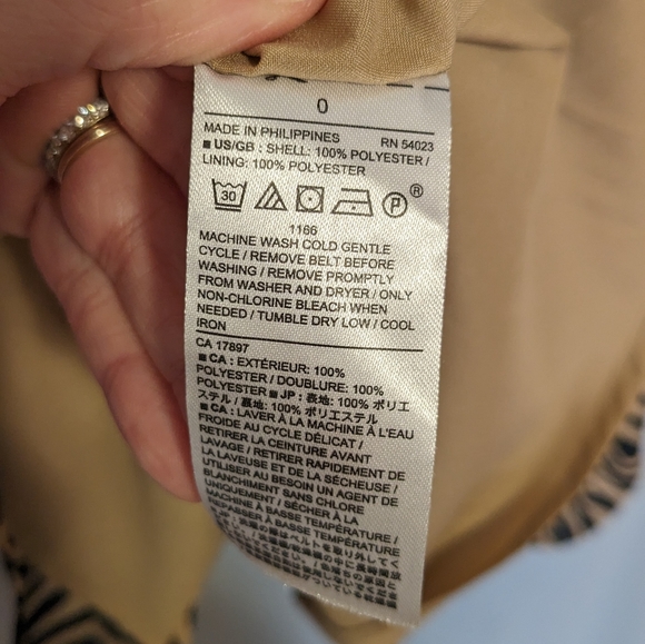 Banana Republic Zebra Dress - Size 0 - Picture 5 of 8